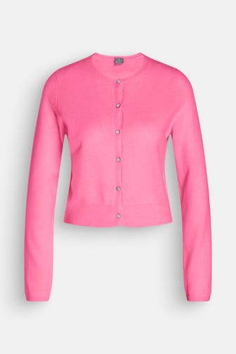 FTC Kaschmir-Strickjacke pink
