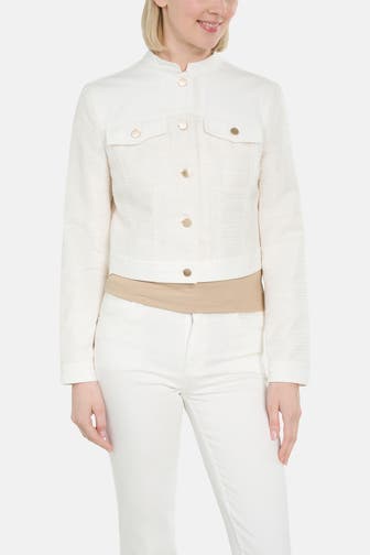 GUESS Jeansjacke weiß