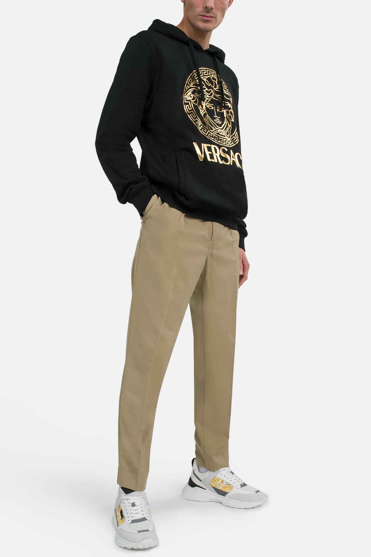 VERSACE Hoodie schwarz, Bild 1