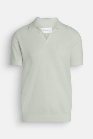 BALDESSARINI Strick-Polo 'Kami' hellgrün