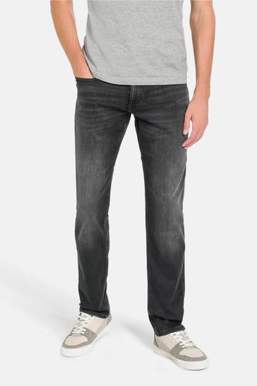 TOMMY HILFIGER Jeans dunkelgrau slim