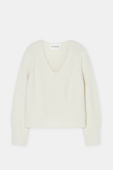 CLOSED Wollmix-Pullover ecru