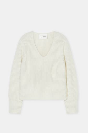 CLOSED Wollmix-Pullover ecru