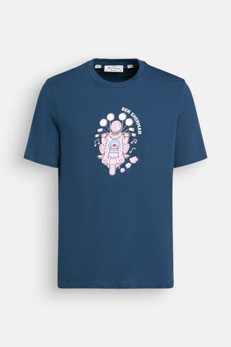 BEN SHERMAN T-Shirt azurblau