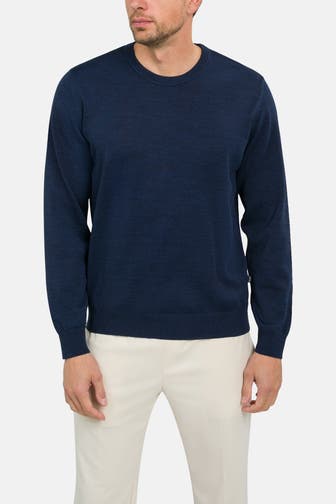 MAERZ MUENCHEN Wollpullover navy