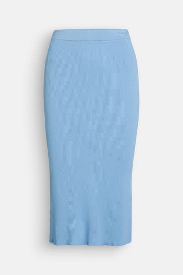 KARL LAGERFELD Strickrock hellblau