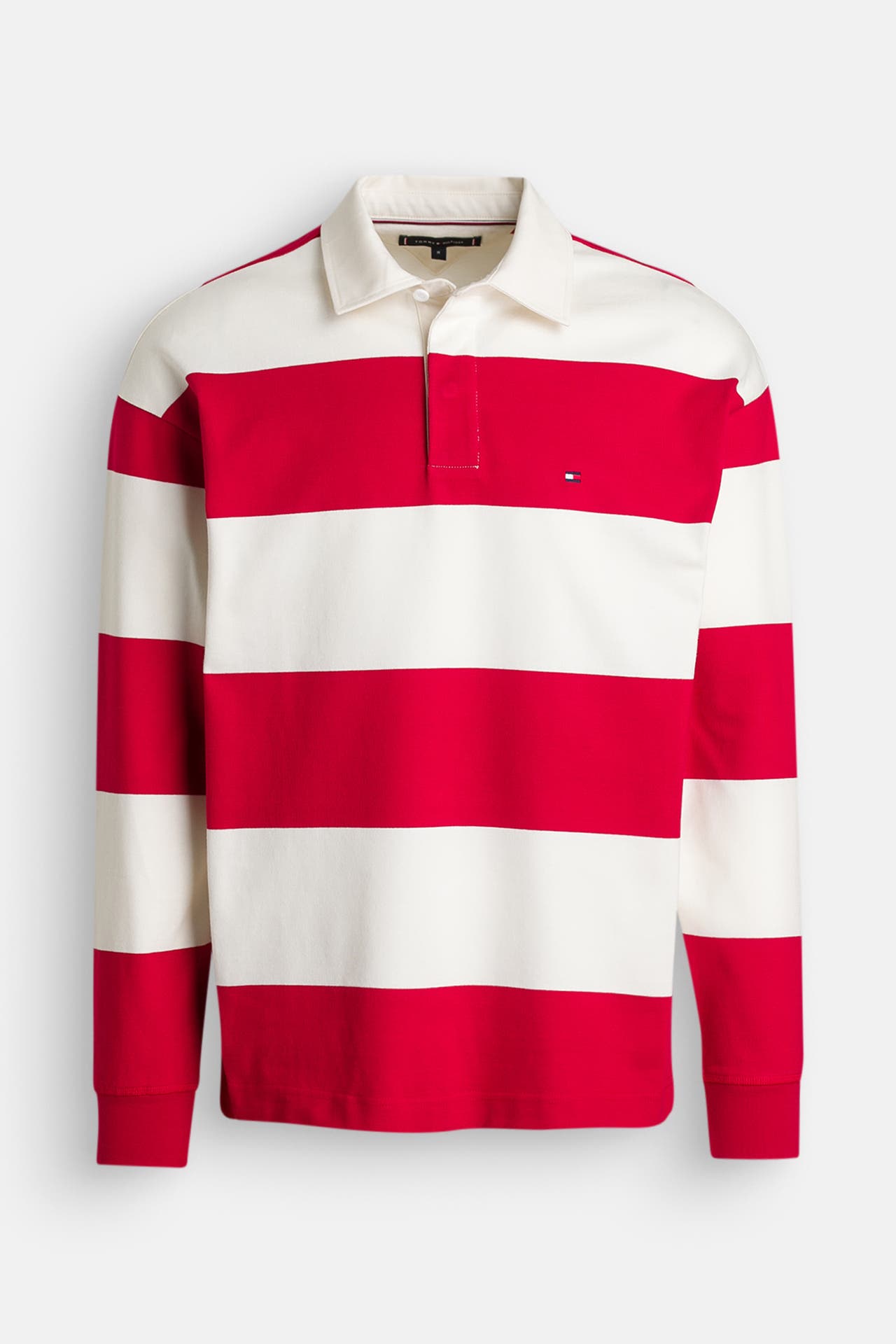 TOMMY HILFIGER Langarm-Polo gestreift, Bild 1