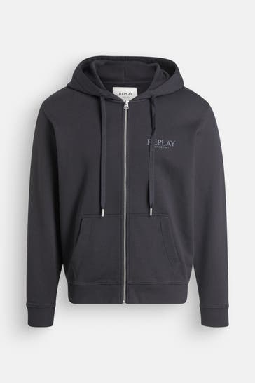 REPLAY Sweatjacke nachtblau