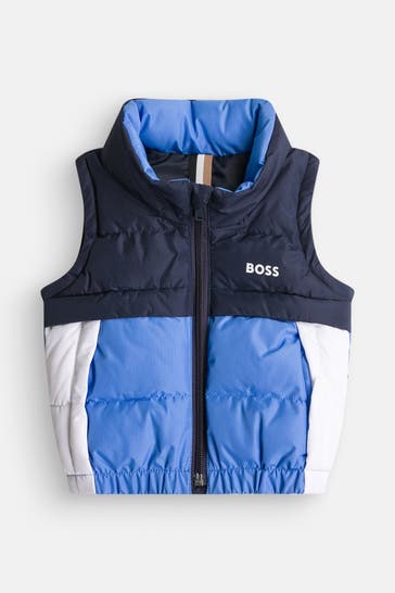 BOSS Weste mehrfarbig