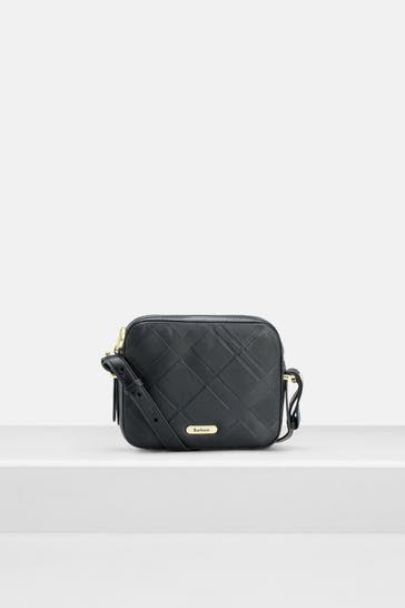 BARBOUR Schultertasche schwarz