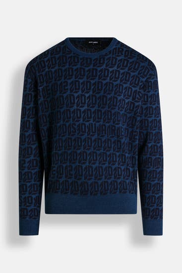 DSQUARED2 - Strickpullover gemustert