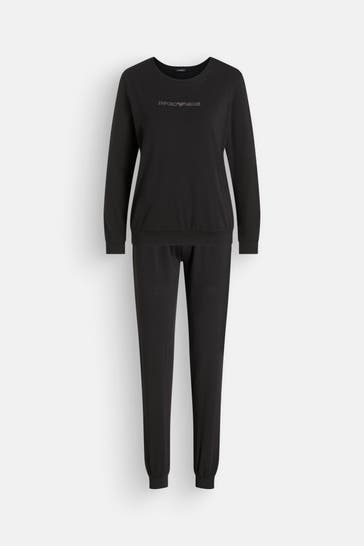 EMPORIO ARMANI Pyjama schwarz