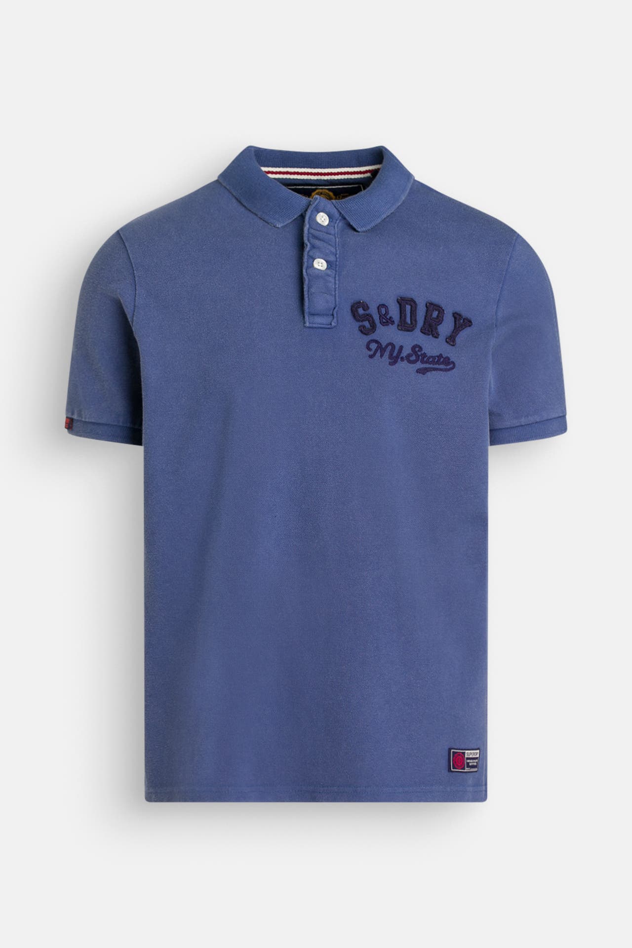 SUPERDRY Polo-Shirt 'Vintage Athletic' azurblau, Bild 1