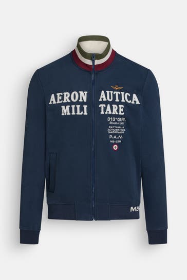 AERONAUTICA MILITARE Sweatjacke dunkelblau