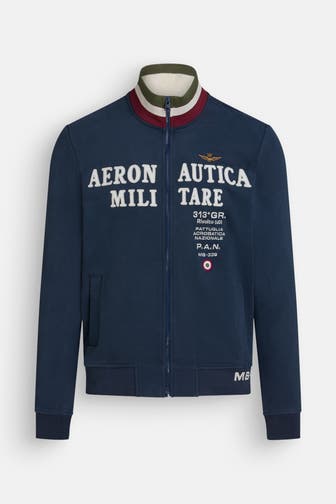 AERONAUTICA MILITARE Sweatjacke dunkelblau