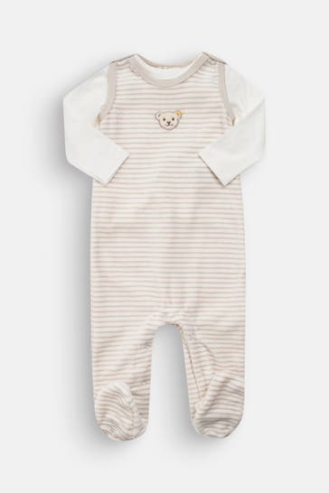 STEIFF Set: Strampler und T-Shirt mehrfarbig