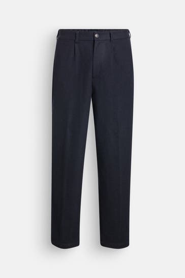 BARBOUR Wollmix-Hose nachtblau
