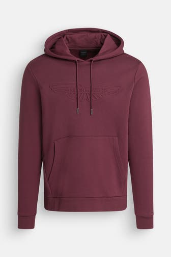 HACKETT Hoodie weinrot