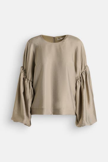 GESTUZ Blusenshirt 'Malloon' graugrün