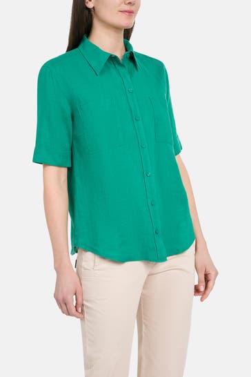 BETTY BARCLAY Kurzarmbluse grün