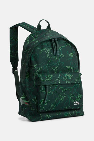 LACOSTE Rucksack gemustert