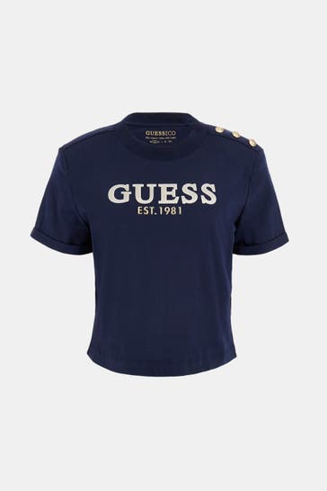 GUESS T-Shirt dunkelblau