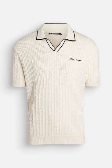 KARL LAGERFELD - Polo-Shirt beige