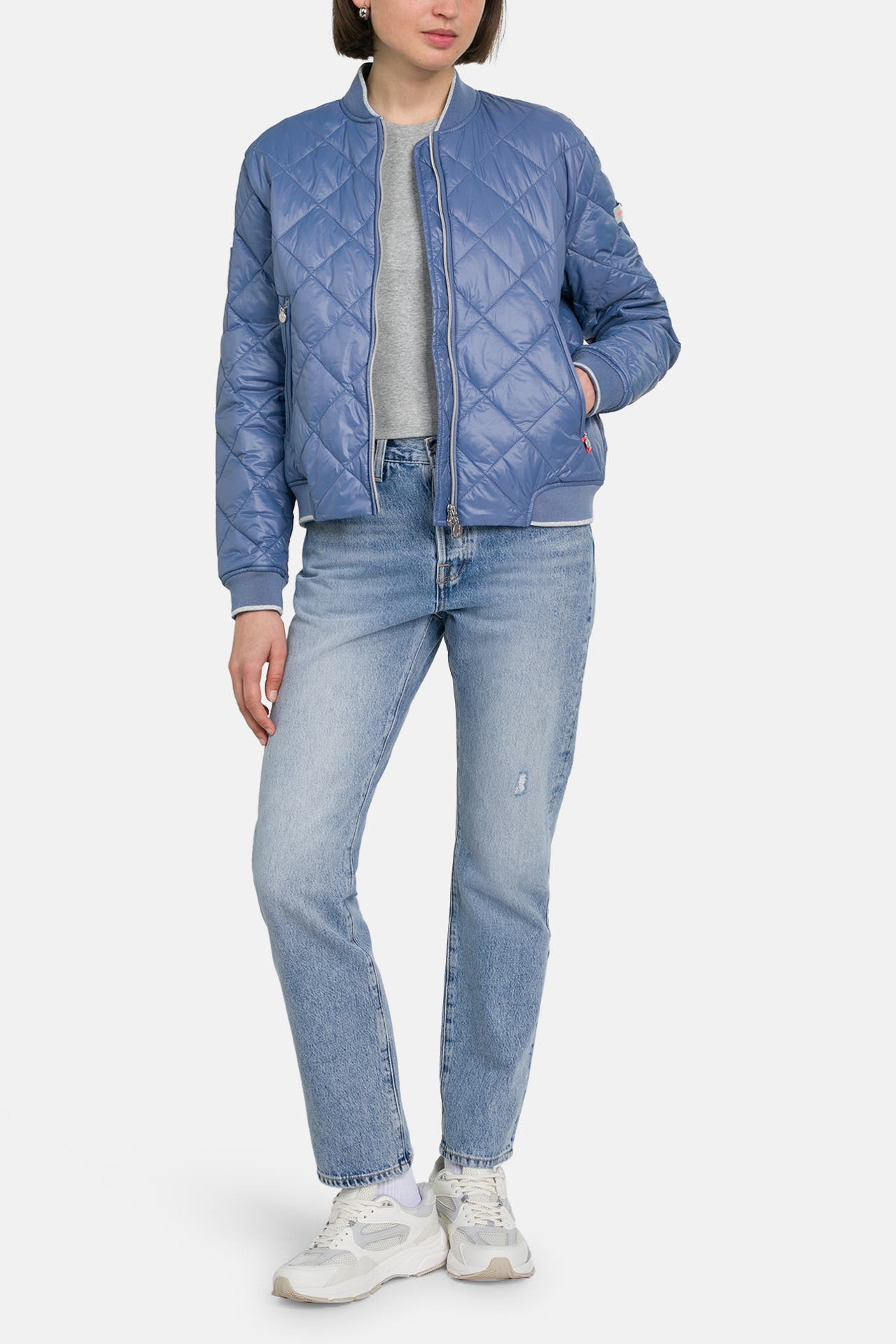 FRIEDA & FREDDIES NY Light-Steppjacke 'Boy' taubenblau, Bild 1