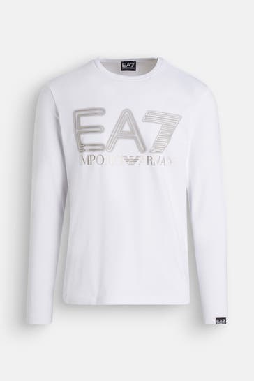 EA7 Longsleeve weiß