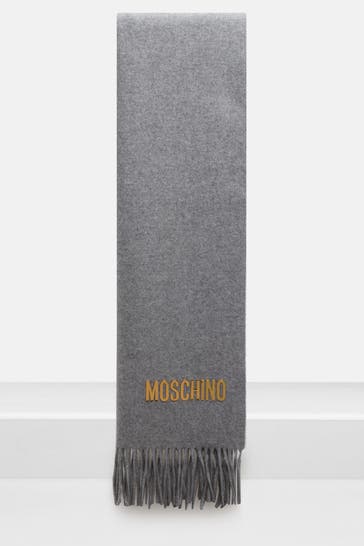 LOVE MOSCHINO Wollschal grau