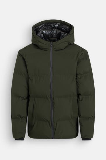 JACK & JONES Steppjacke 'Planet Puffer' dunkelgrün