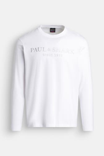 PAUL & SHARK Longsleeve weiß