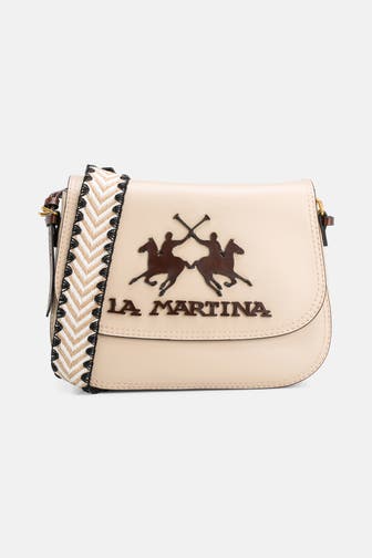 LA MARTINA Umhängetasche creme