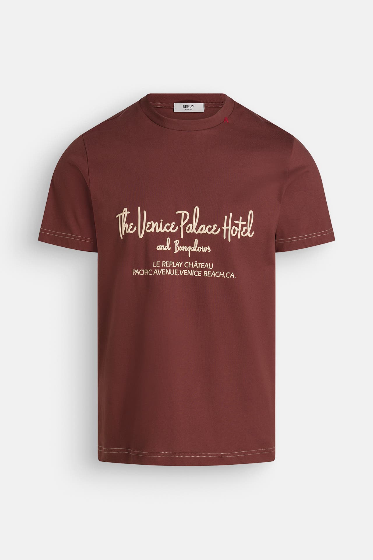 REPLAY T-Shirt rotbraun, Bild 1