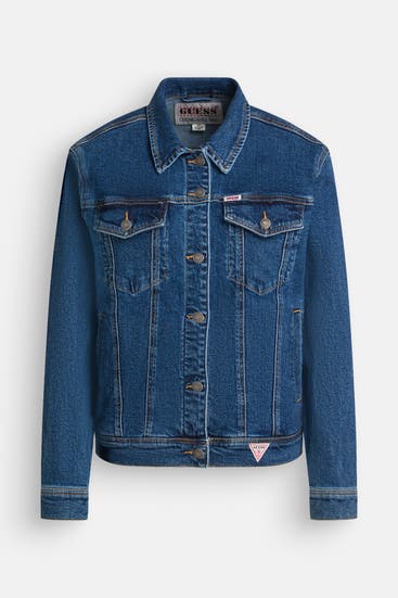 GUESS - Jeansjacke 'Landon' dunkelblau