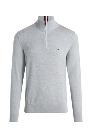TOMMY HILFIGER - Strick-Troyer hellgrau