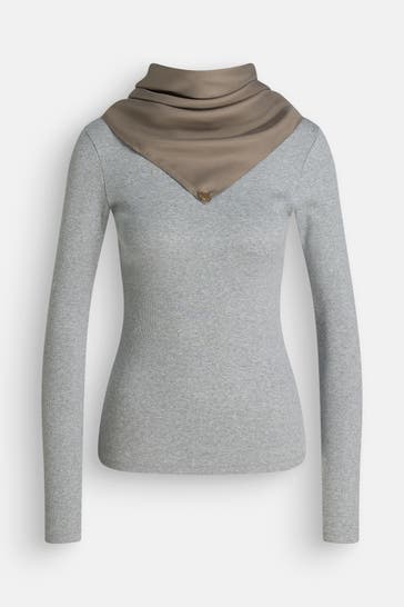 RIANI Tuch taupe
