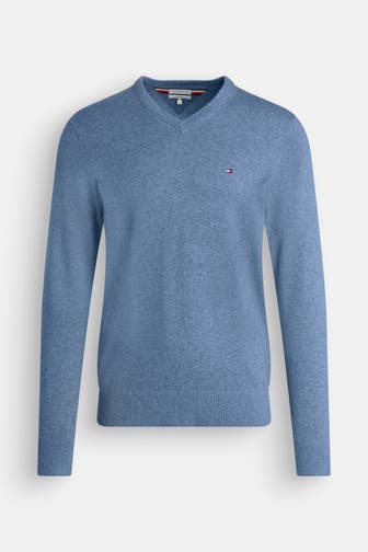 TOMMY HILFIGER Strickpullover graublau
