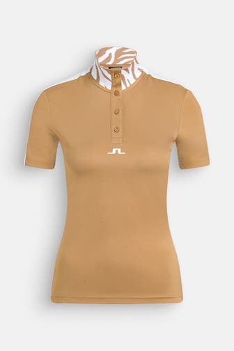 J.LINDEBERG SPORTSWEAR Polo-Shirt 'Pip' hellbraun