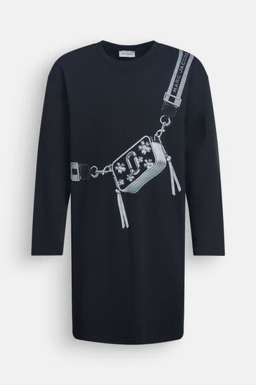 MARC JACOBS Jerseykleid schwarz