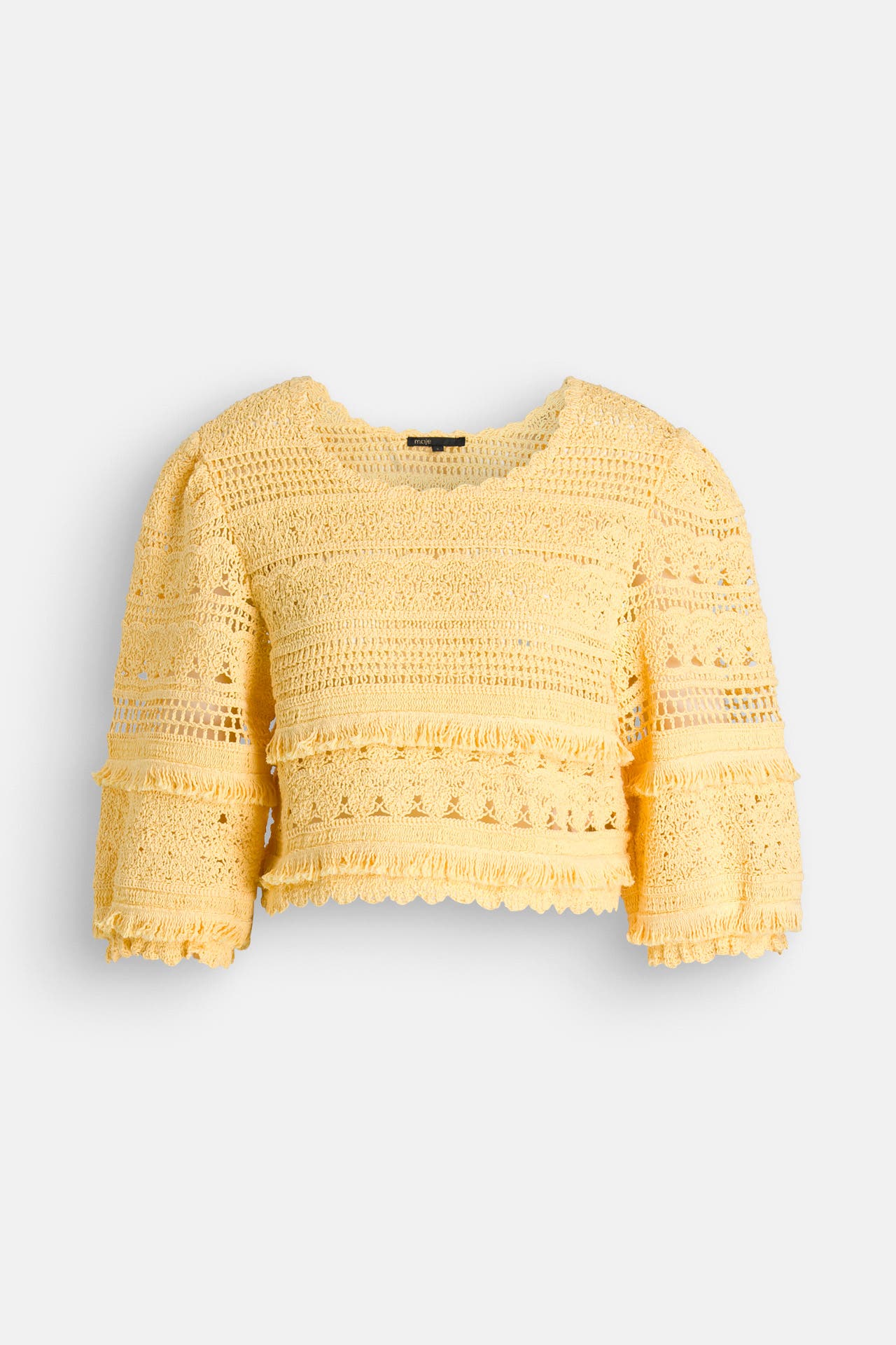 MAJE Strickshirt gelb, Bild 1