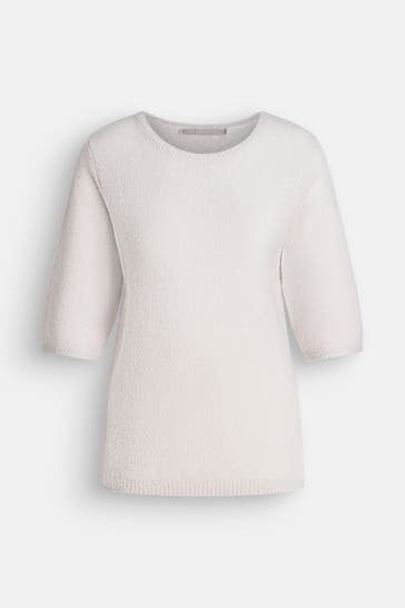 (THE MERCER) N.Y. Strickshirt hellgrau