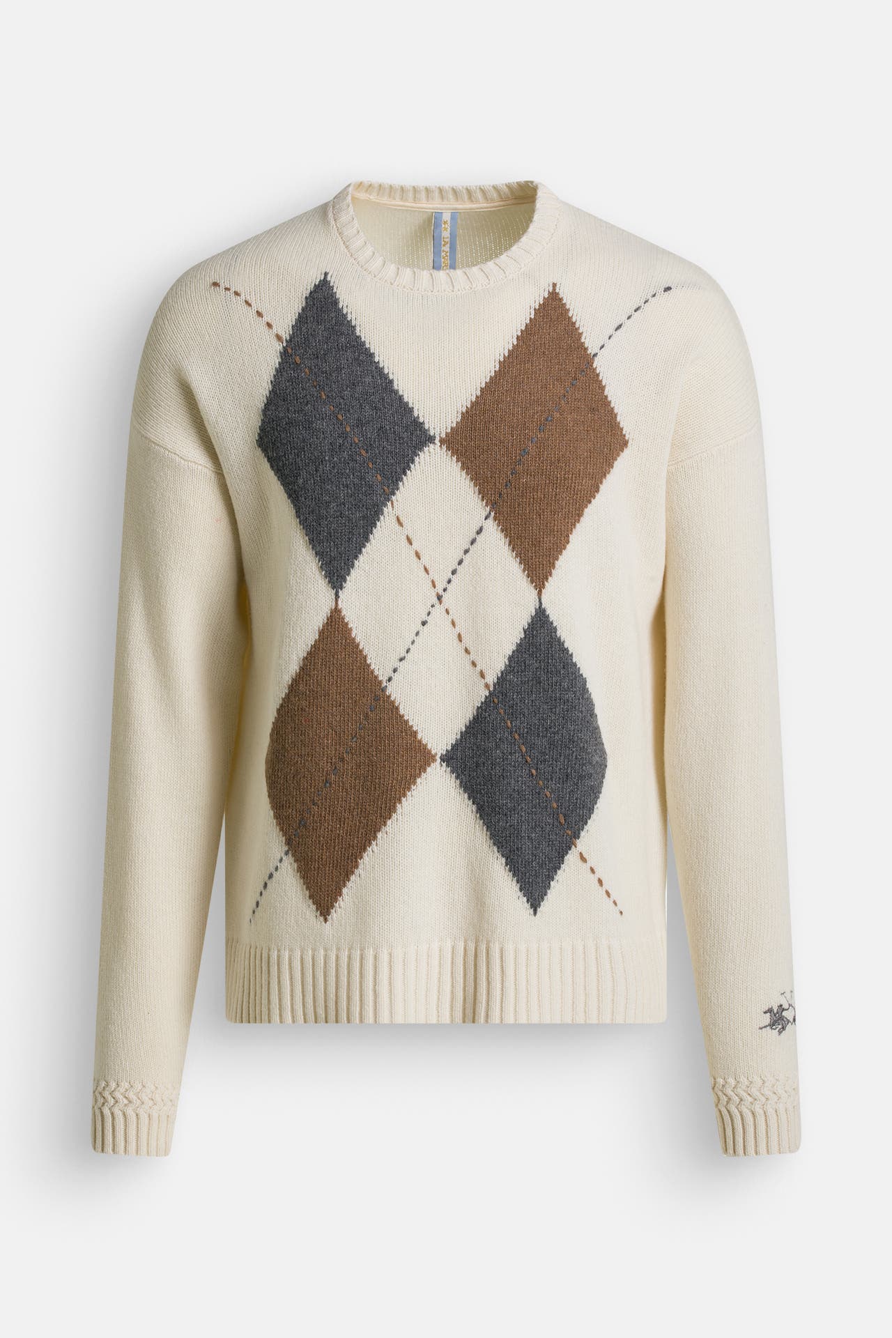 LA MARTINA Wollmix-Pullover ecru, Bild 1