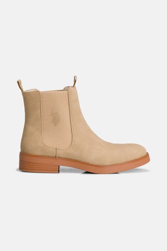 U.S. POLO ASSN. Chelsea-Boots 'Ylenia' beige