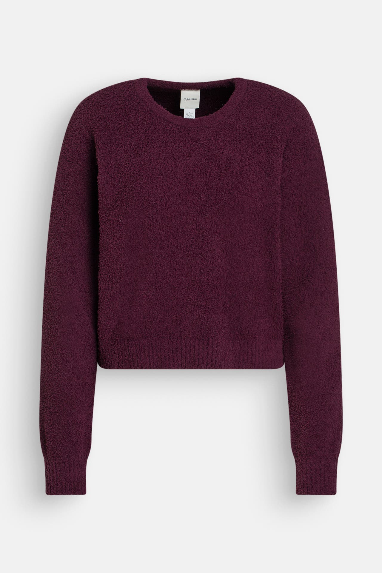 CALVIN KLEIN Strickpullover weinrot, Bild 1