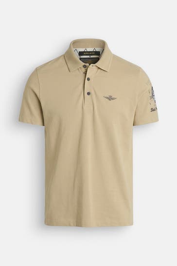 AERONAUTICA MILITARE Polo-Shirt beige
