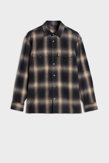 7 FOR ALL MANKIND Overshirt gemustert