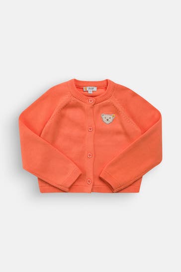 STEIFF Strickjacke orange