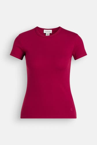 CALVIN KLEIN T-Shirt dunkelrot