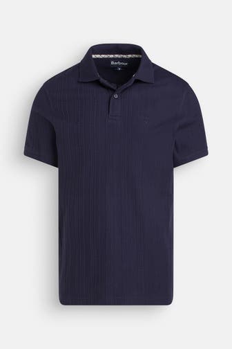 BARBOUR Strick-Polo 'Harwell' dunkelblau